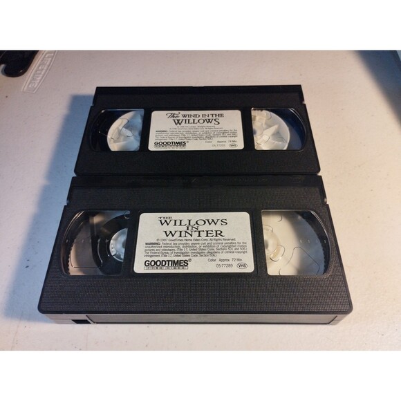 The Wind In The Willows (1996) & The Willows In Winter (1997) VHS Clam Shell - Picture 7 of 7